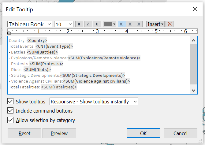 Figure 7: Creating a calculated field for Battles