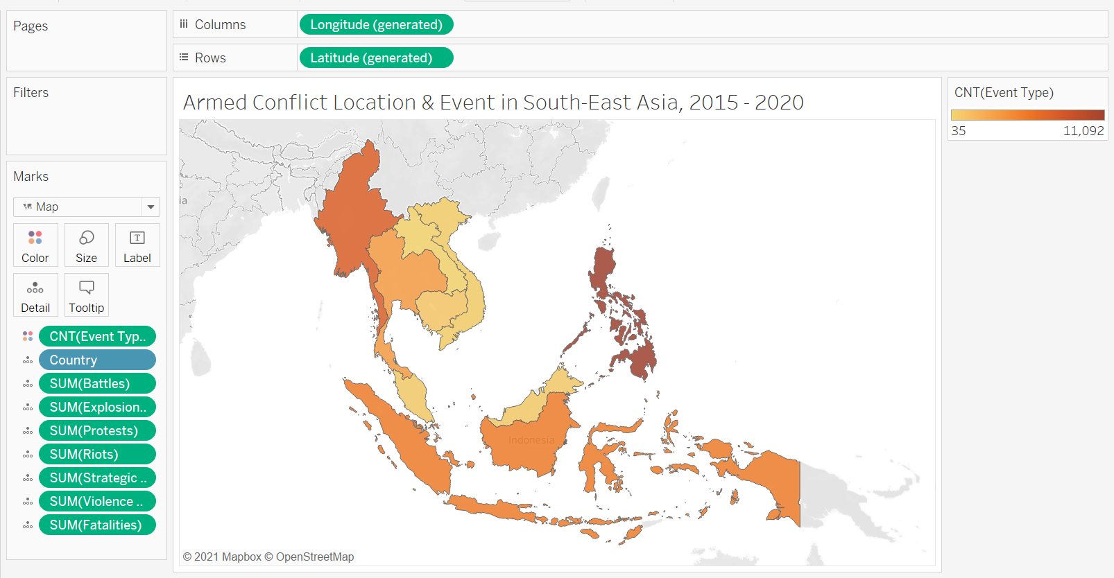 Figure 8: Map for Region Overview